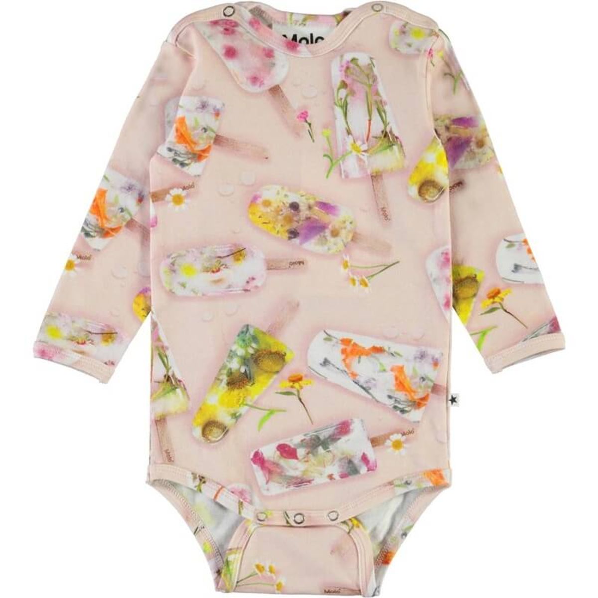 Molo - Fonda Baby Body - Ice Lollies - 92 / Lyserød