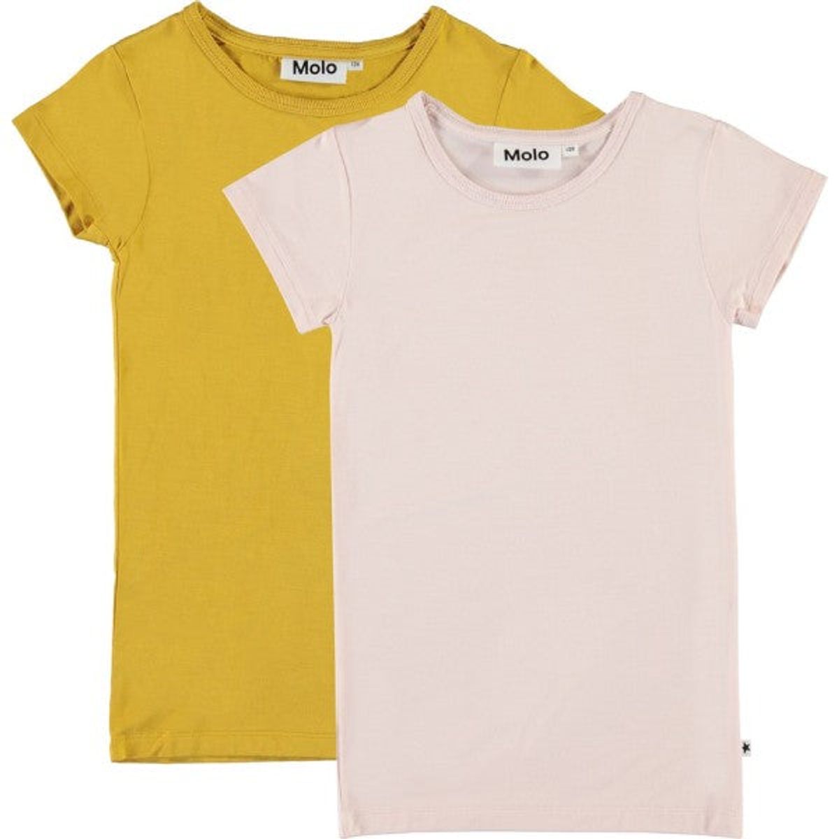 Molo - Rasmine T-Shirt 2-pack - Peach Blossom - 128