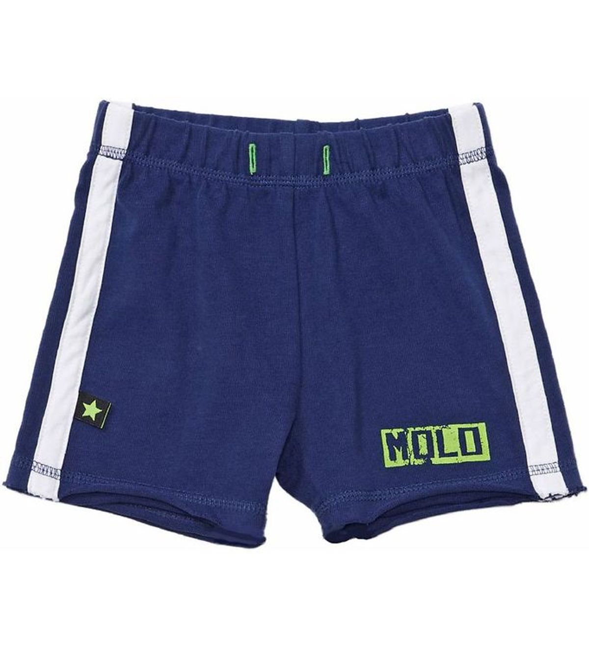 Molo Shorts - Marineblå m. Neongrøn