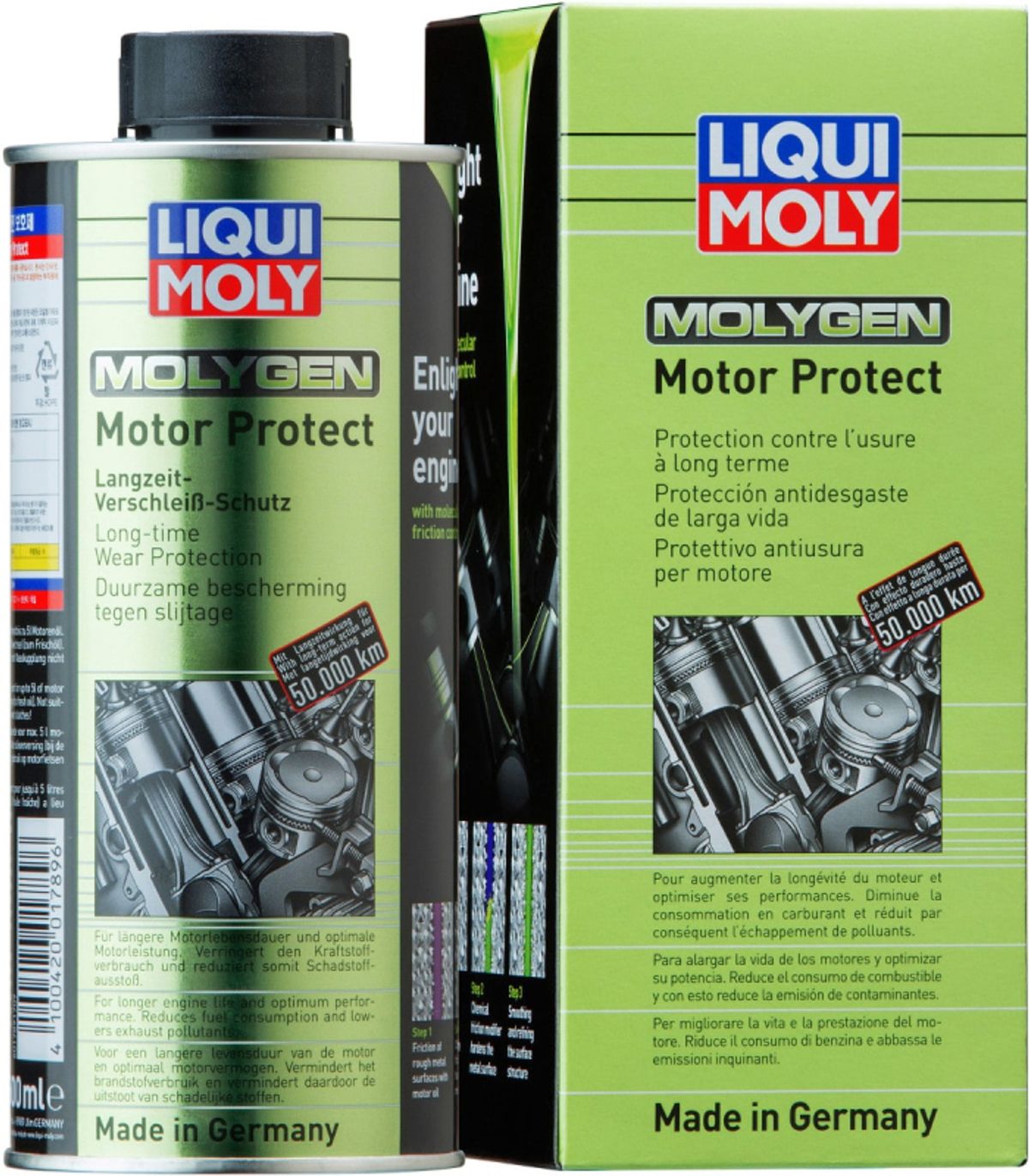 Molygen motorprotect, Indvendig motorbeskyttelse med Liqui Moly, 500ml