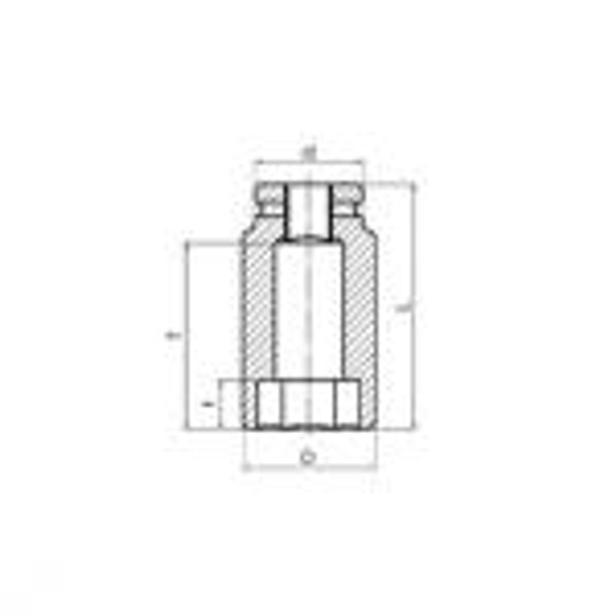 Momento 1/2'' x 27 mm lang krafttop med sekskant i lang udførsel