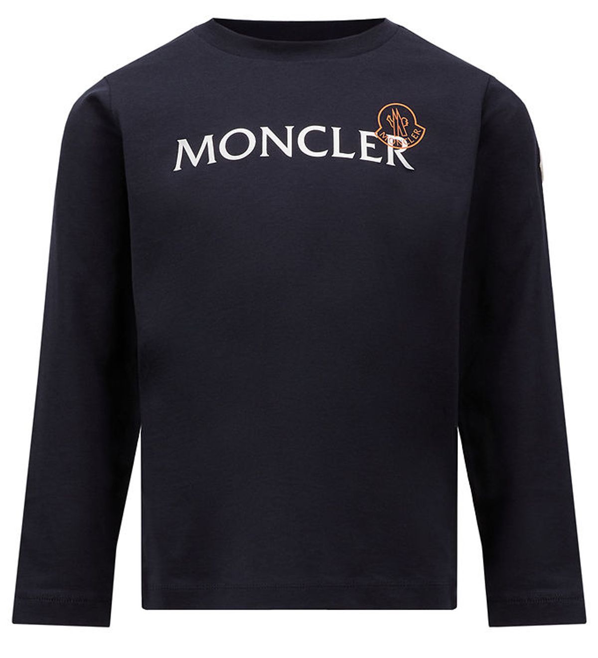 Moncler Bluse - Medium Blue m. Hvid