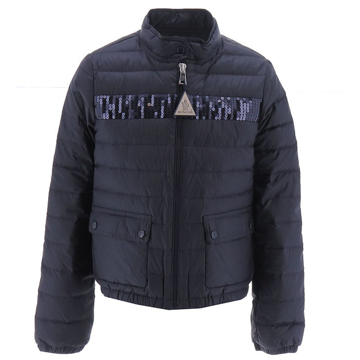 Moncler Dunjakke - Palans - Navy m. Pailletter