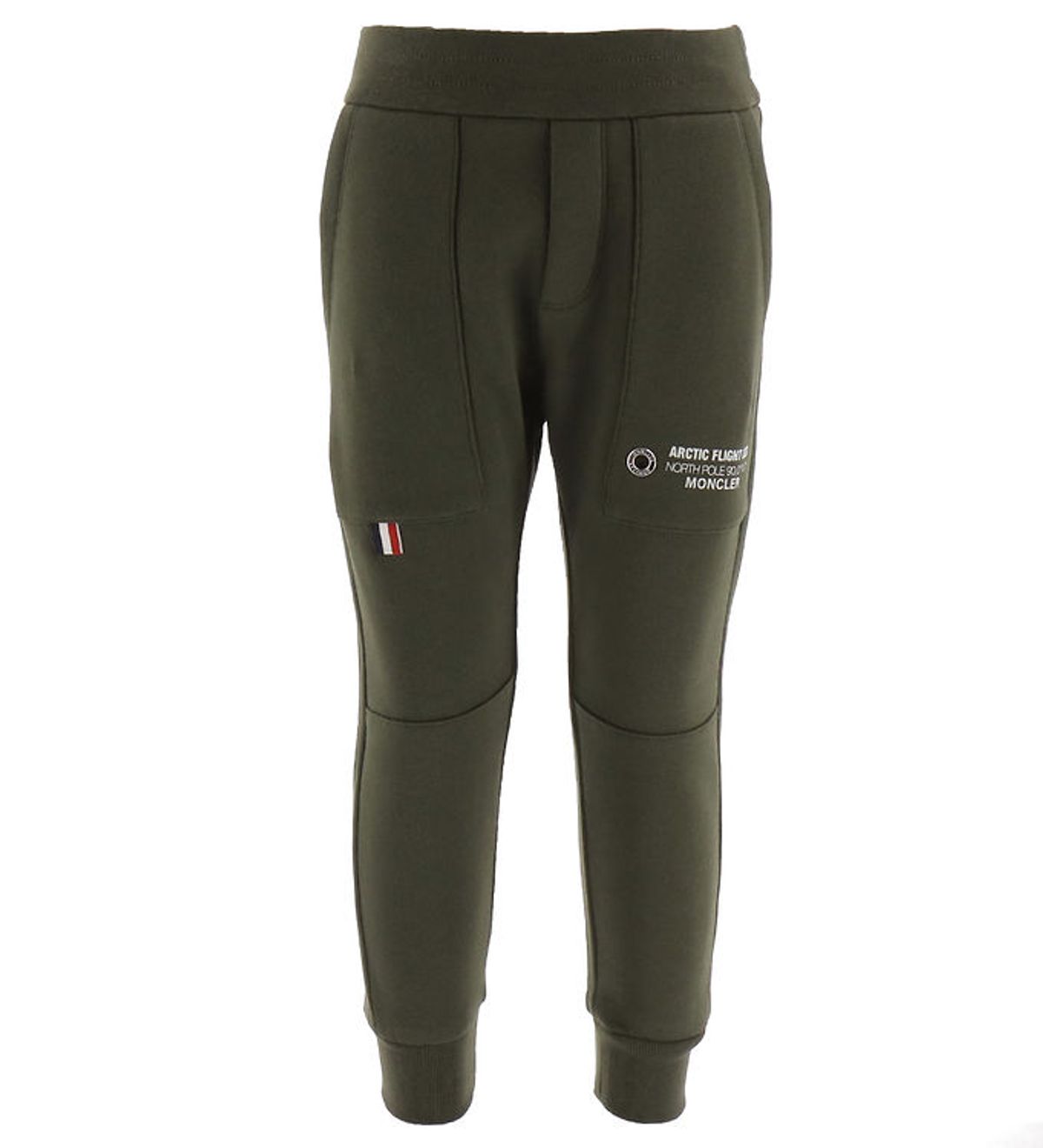 Moncler Sweatpants - Armygrøn m. Hvid