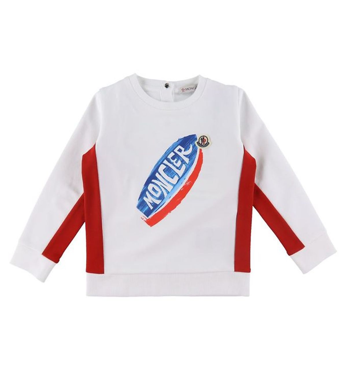 Moncler Sweatshirt - Hvid m. Print