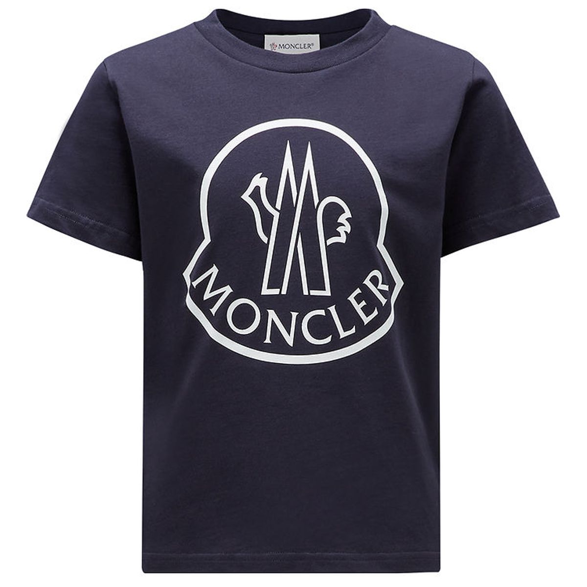 Moncler T-shirt - Blå/Hvid m. Logo