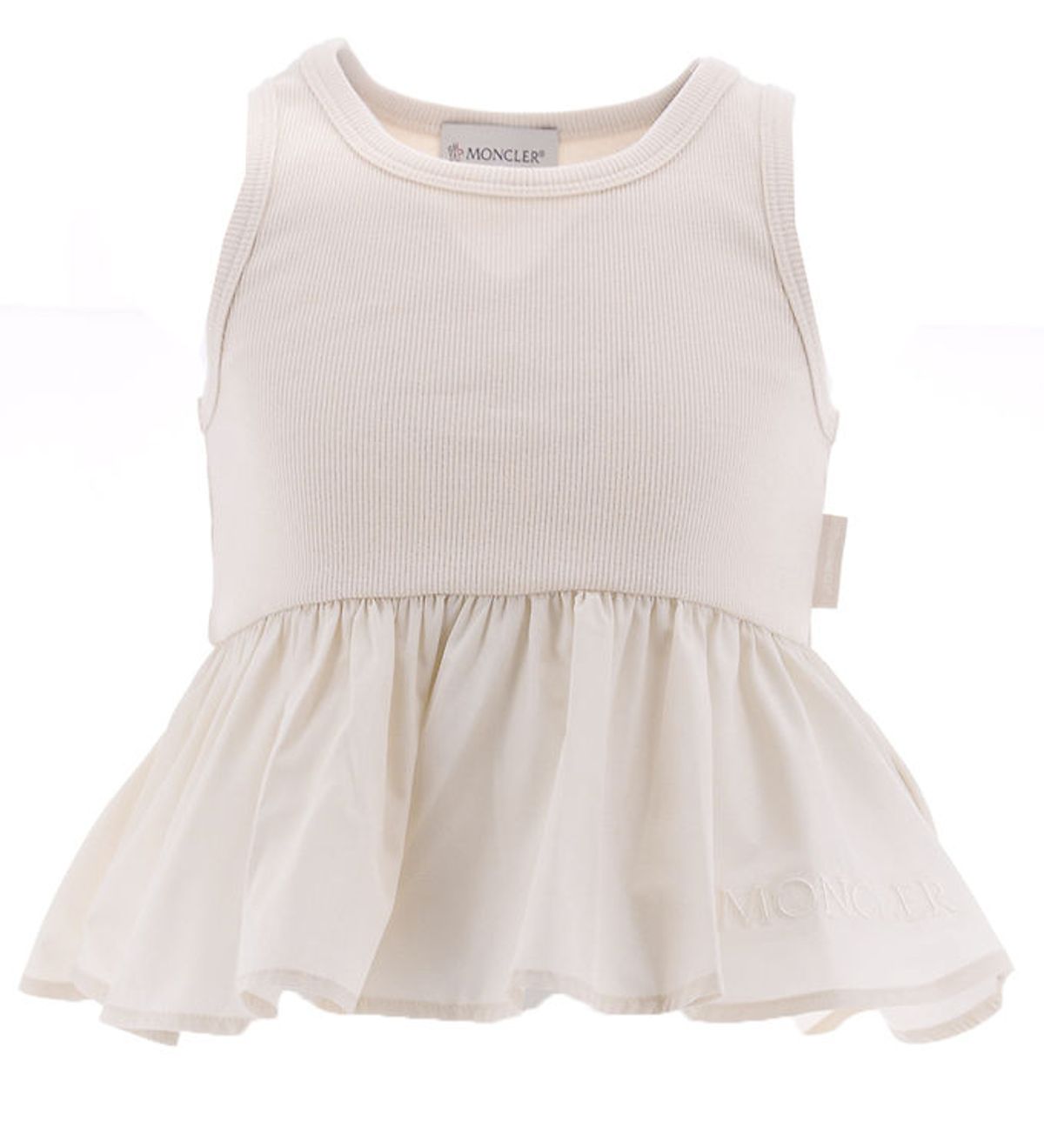 Moncler Tanktop - Rib - Creme