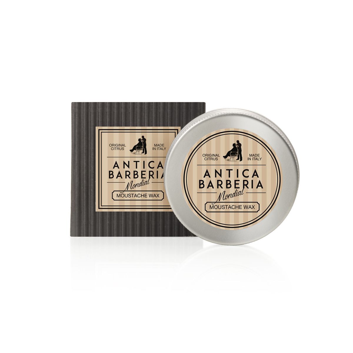 Mondial Antica Barberia Moustache Wax, Original Citrus, 30 ml.