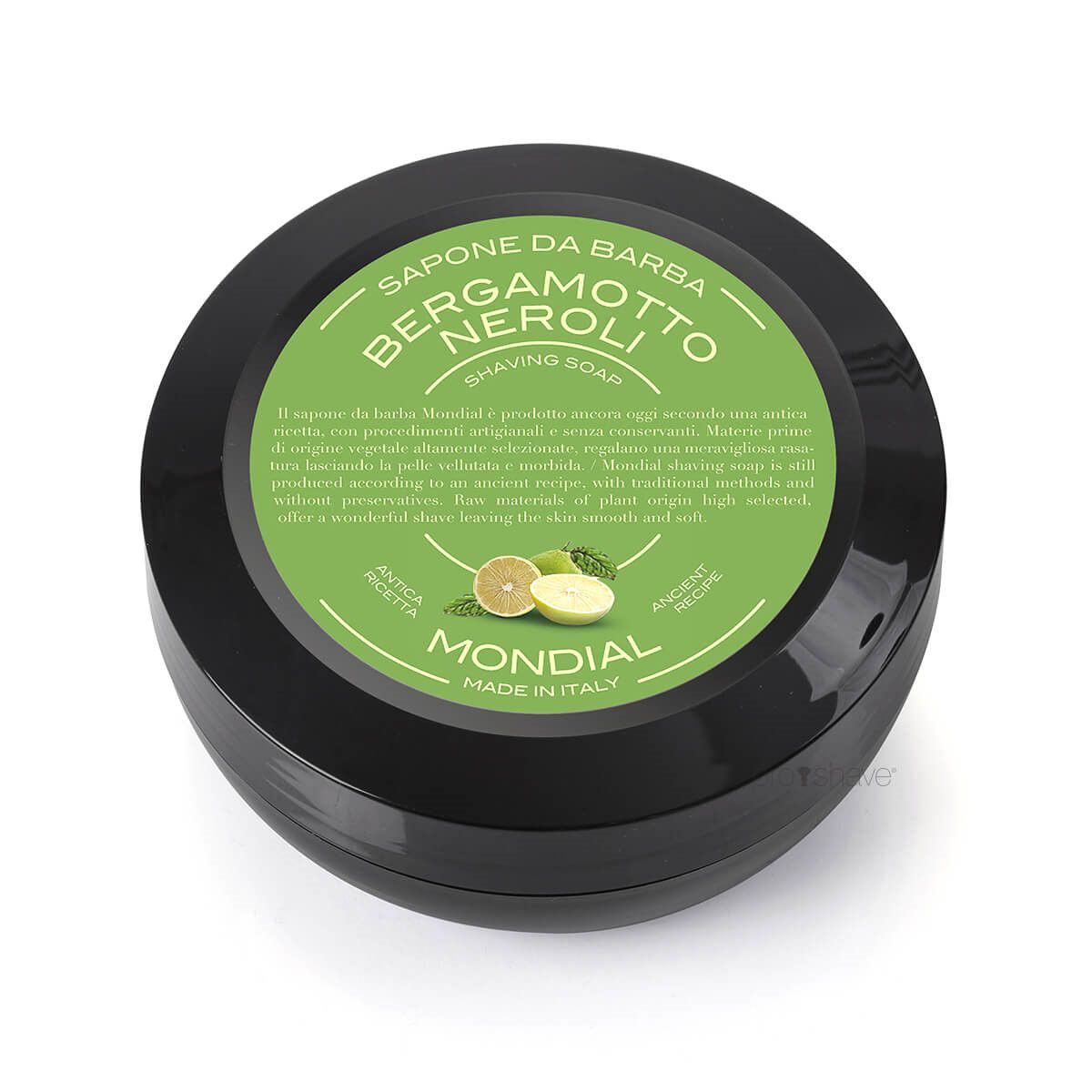 Mondial Shaving Barbersæbe, Bergamot Neroli, 60 gr.