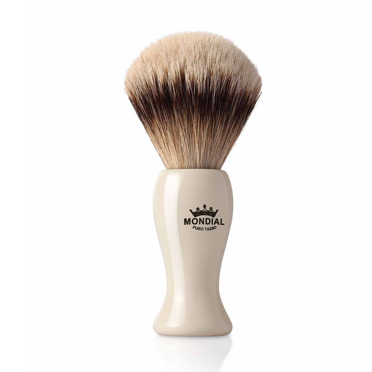 Mondial Silvertip Badger Barberkost, Tower, 22 mm, Ivory