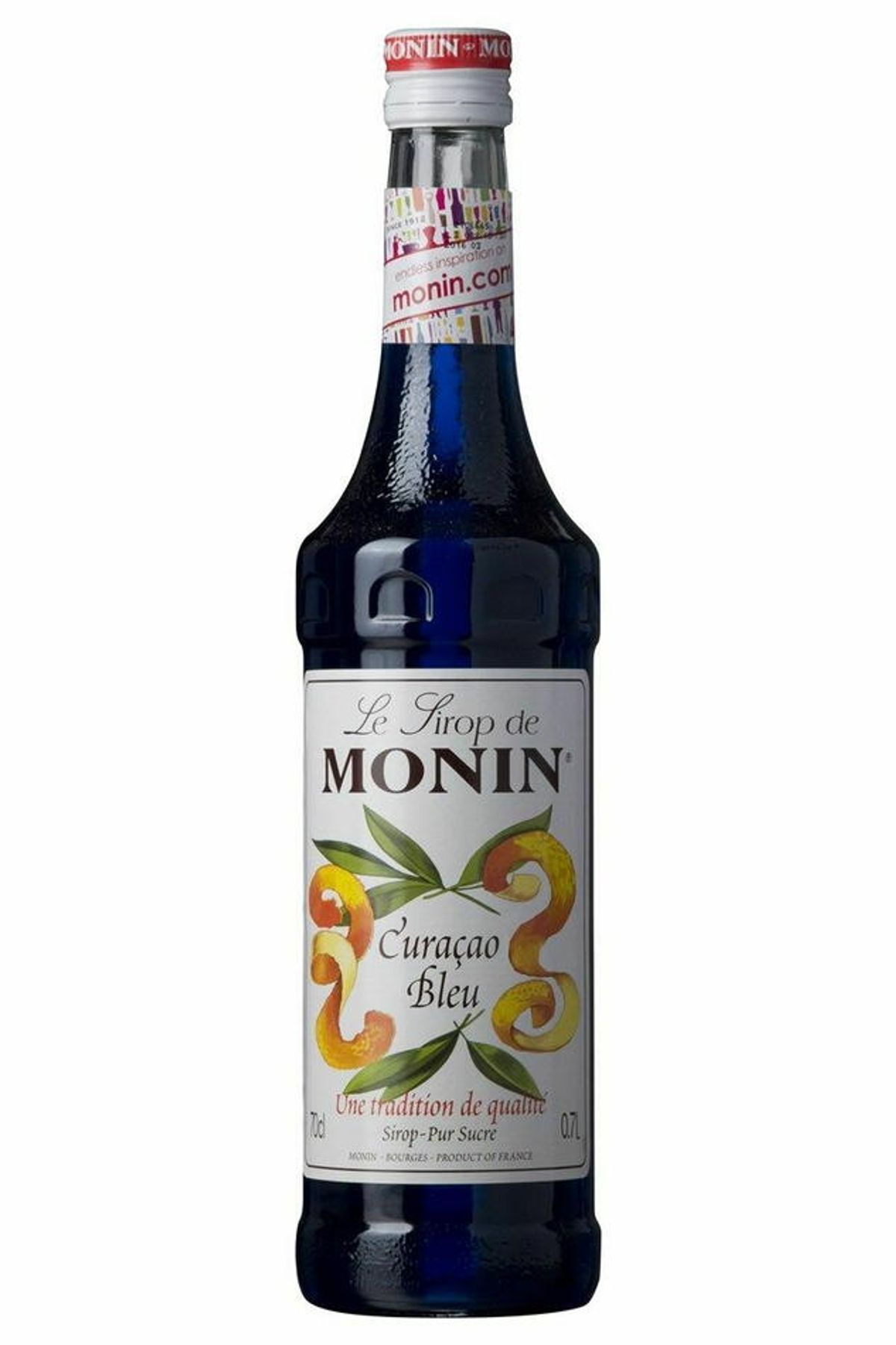 Monin Sirup Curacao Blue / Curacao Blå Fl 70