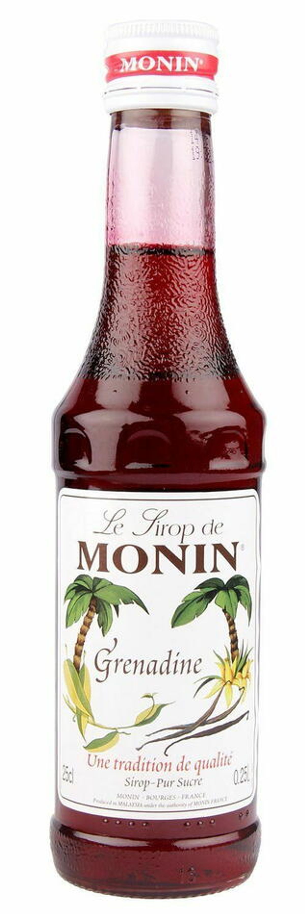 Monin Sirup Grenadine Rød Fl 25