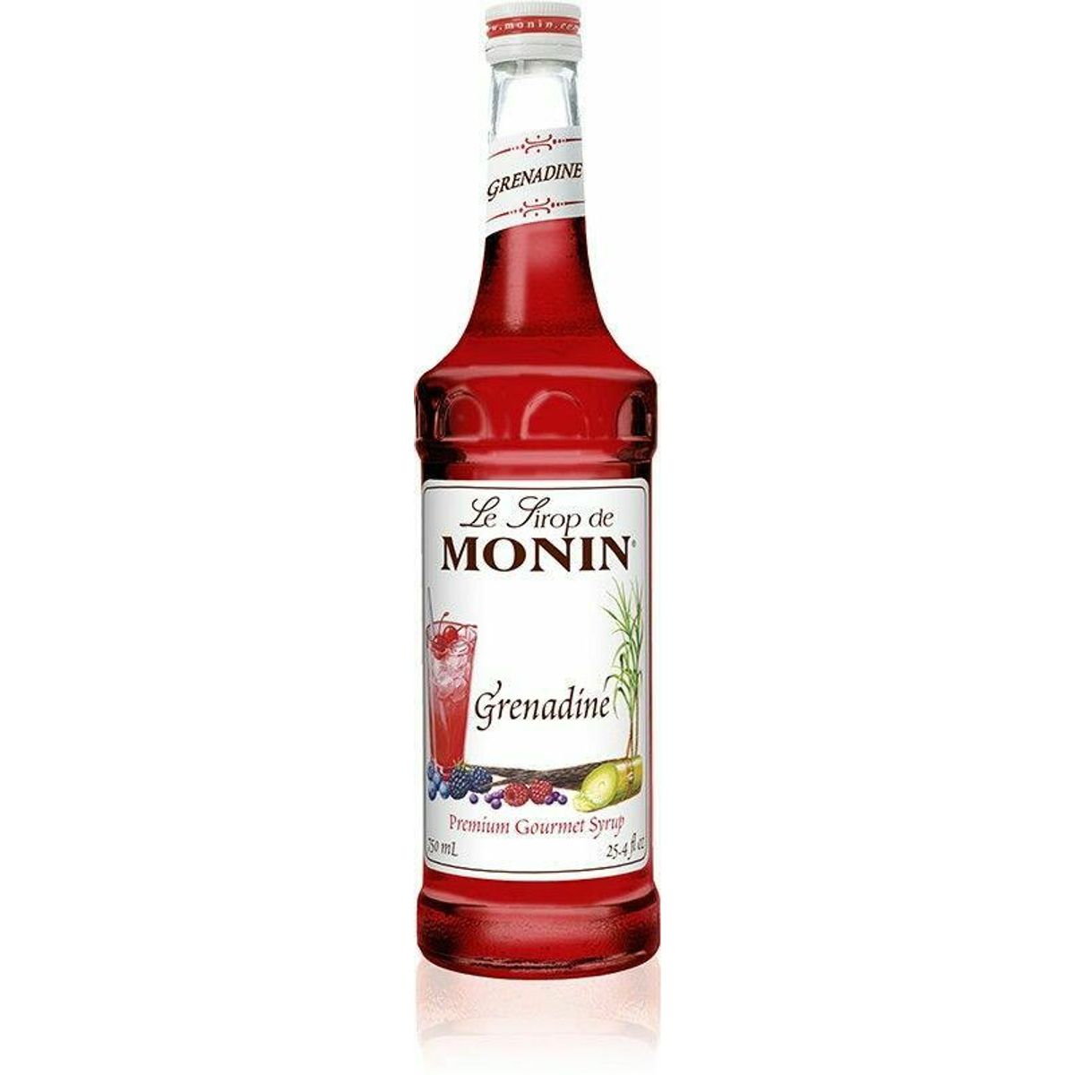 Monin Sirup Grenadine Rød Fl 70