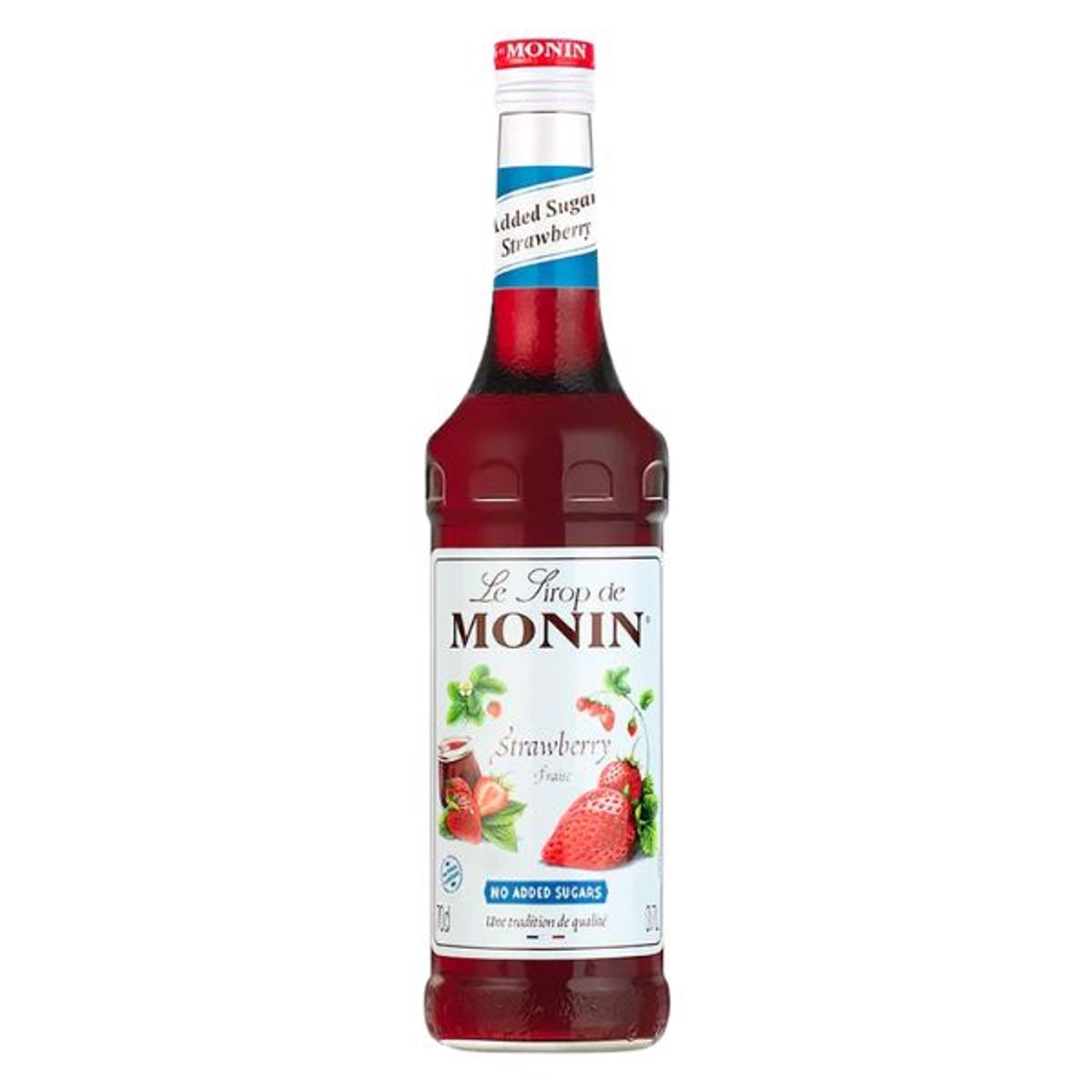 Monin Syrup Strawberry / Jordbær, Sukkerfri Fl 70