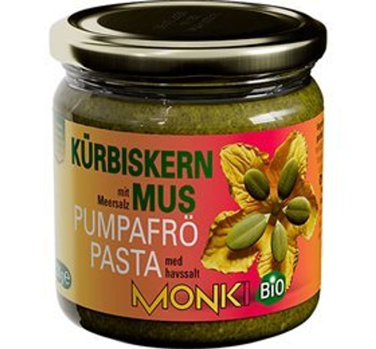 Monki Græskarkernesmør Ø Monki, 330g.