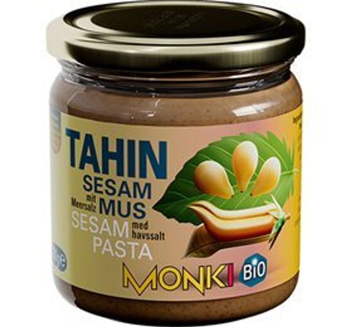 Monki Tahin med salt Ø Monki, 330g.