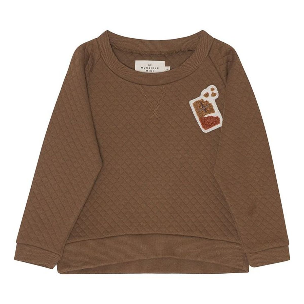 Monsieur Mini Sweatshirt - Quilted - Chocolate