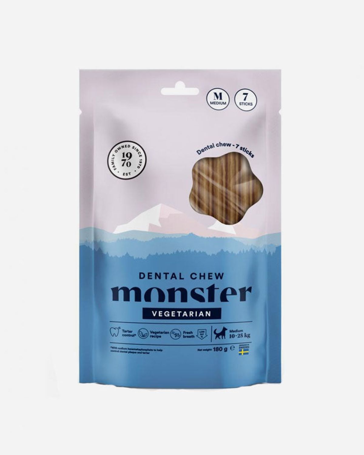 Monster Dog Dental Chew Vegetarian, Medium