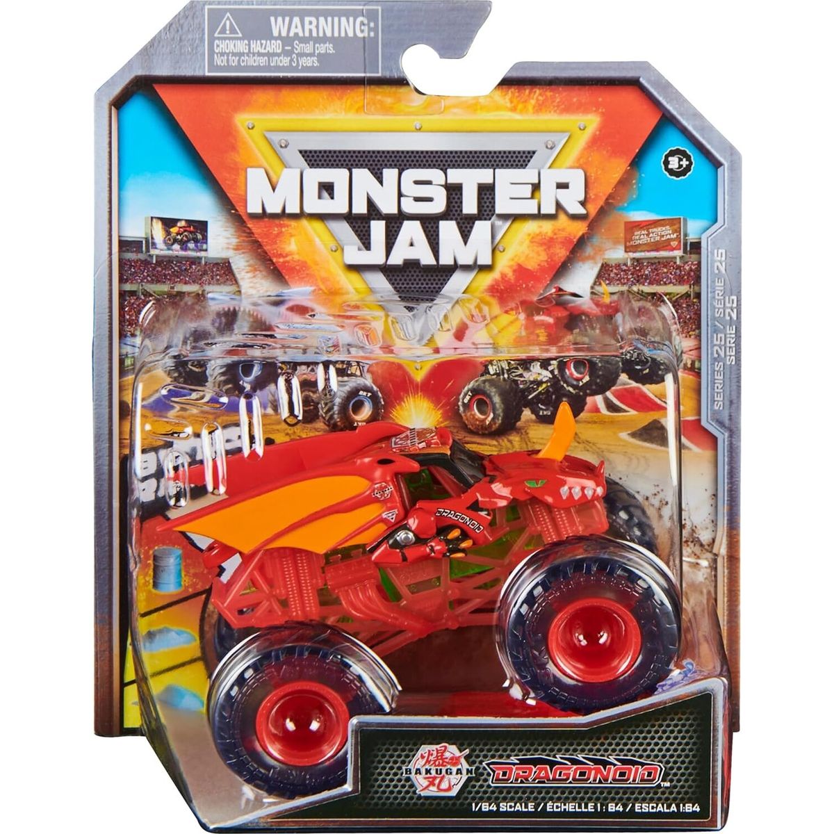 Monster Jam - Monster Truck Bil - 1:64 - Bakugan Dragonoid