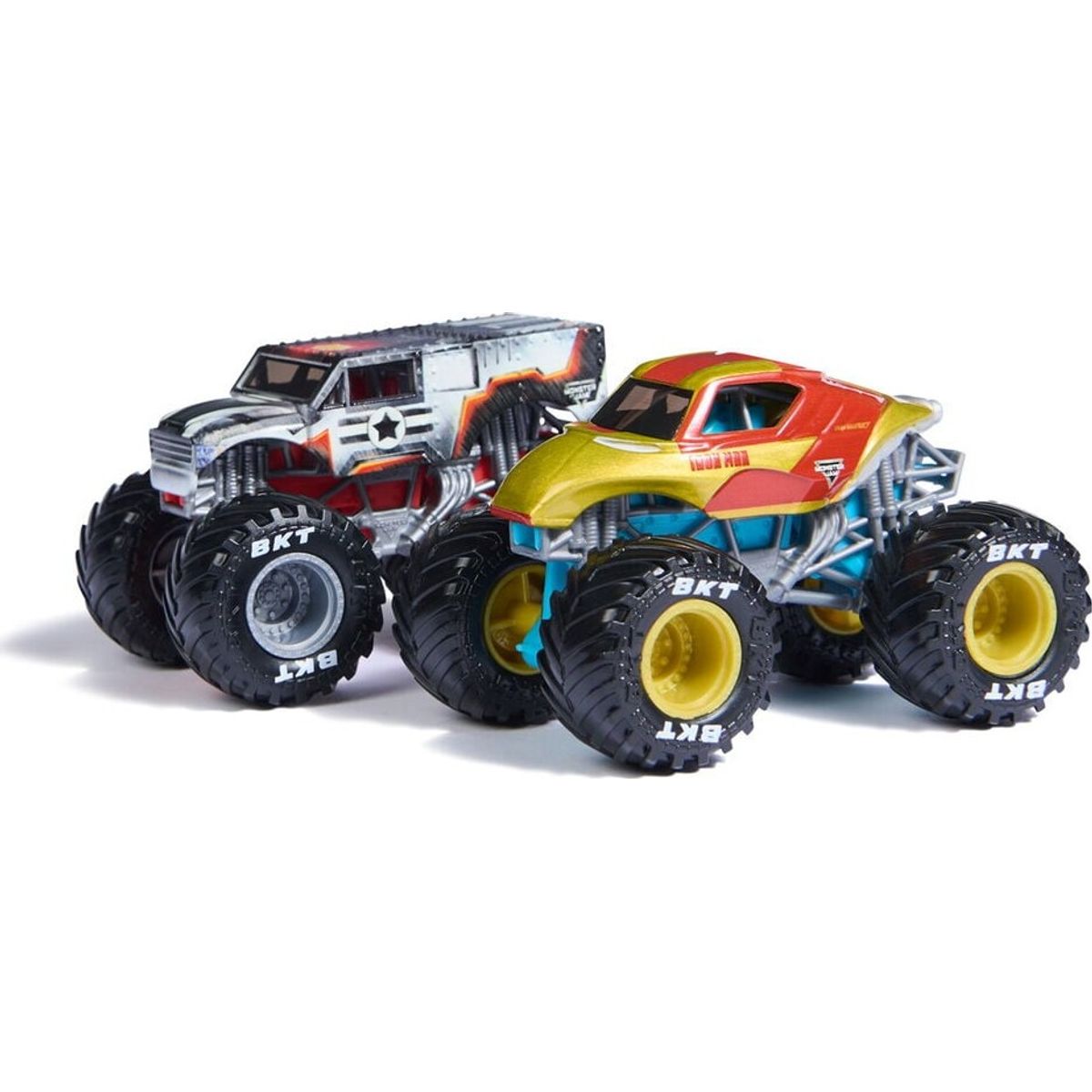 Monster Jam - Monster Trucks - 1:64 - Iron War Machine - 2 Pak