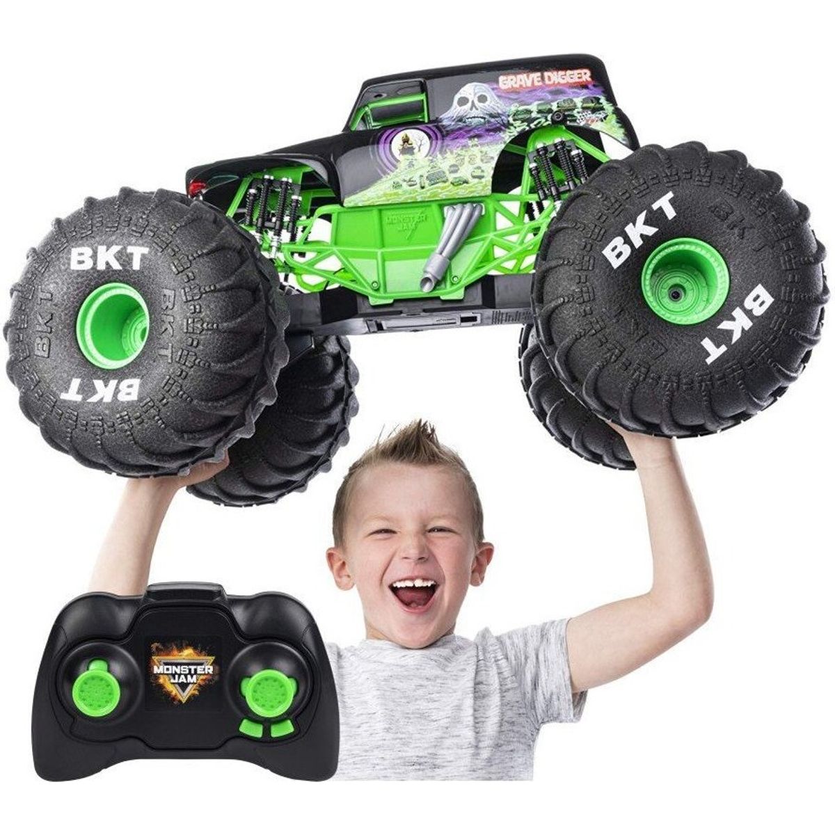 Monster Jam - Rc Mega Grave Digger (72 Cm)