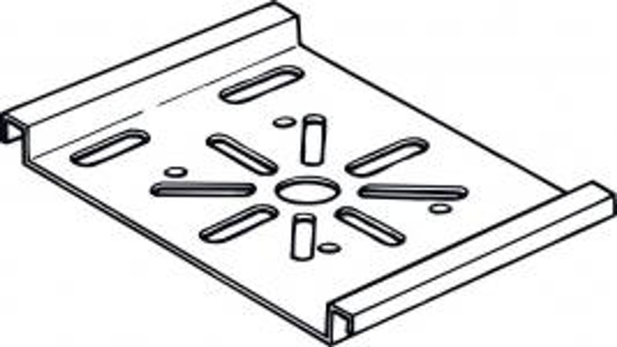 Montageplade Horisontal Glo-4 Galv.