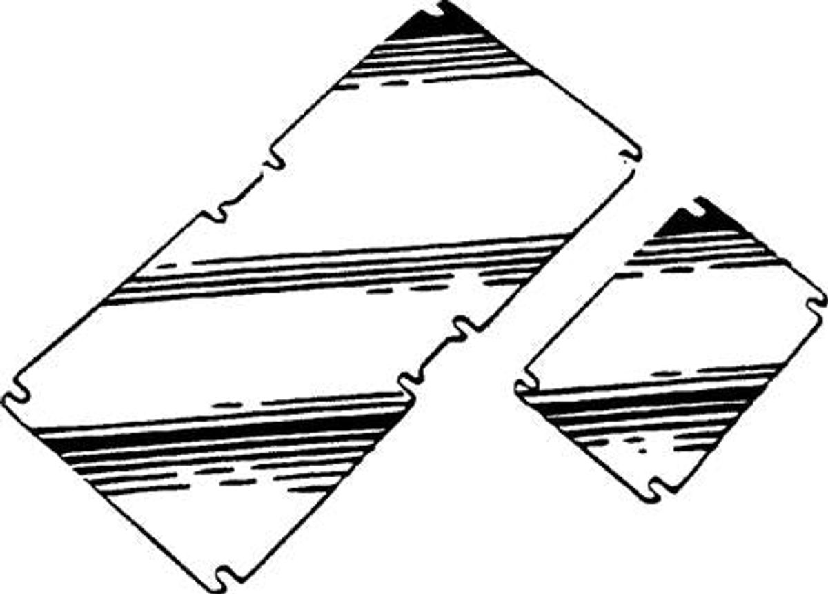 Montageplade Solid 338X158X1,5Mm