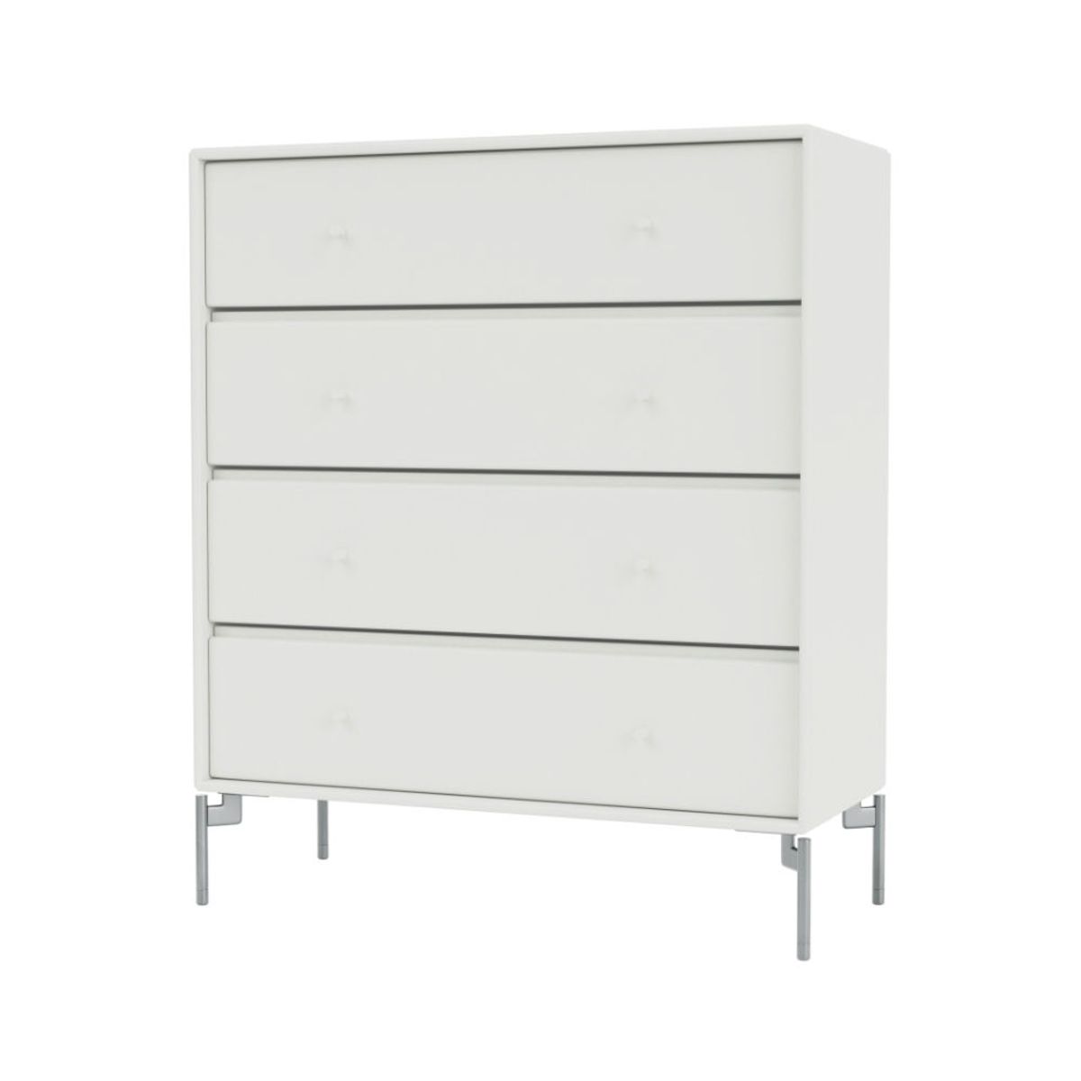 Montana Kommode Modul 1125 Dybde 30 cm Ben - Matt Chrome White 01