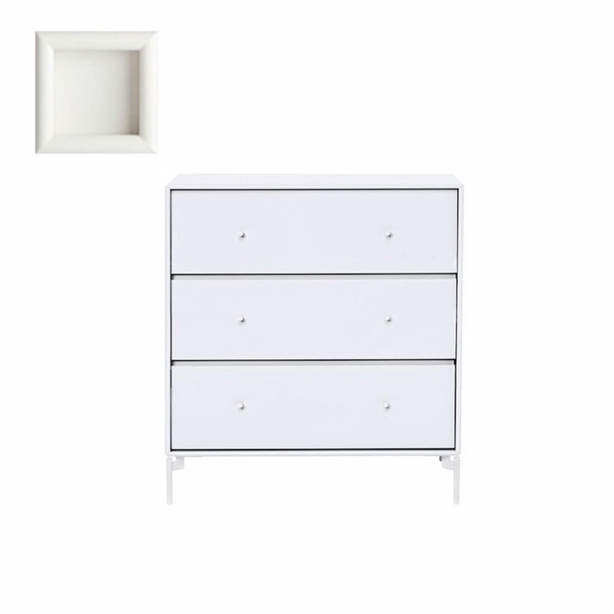 Montana Kommode Modul 1128 (CARRY) Dybde 30 cm Ophæng White 01