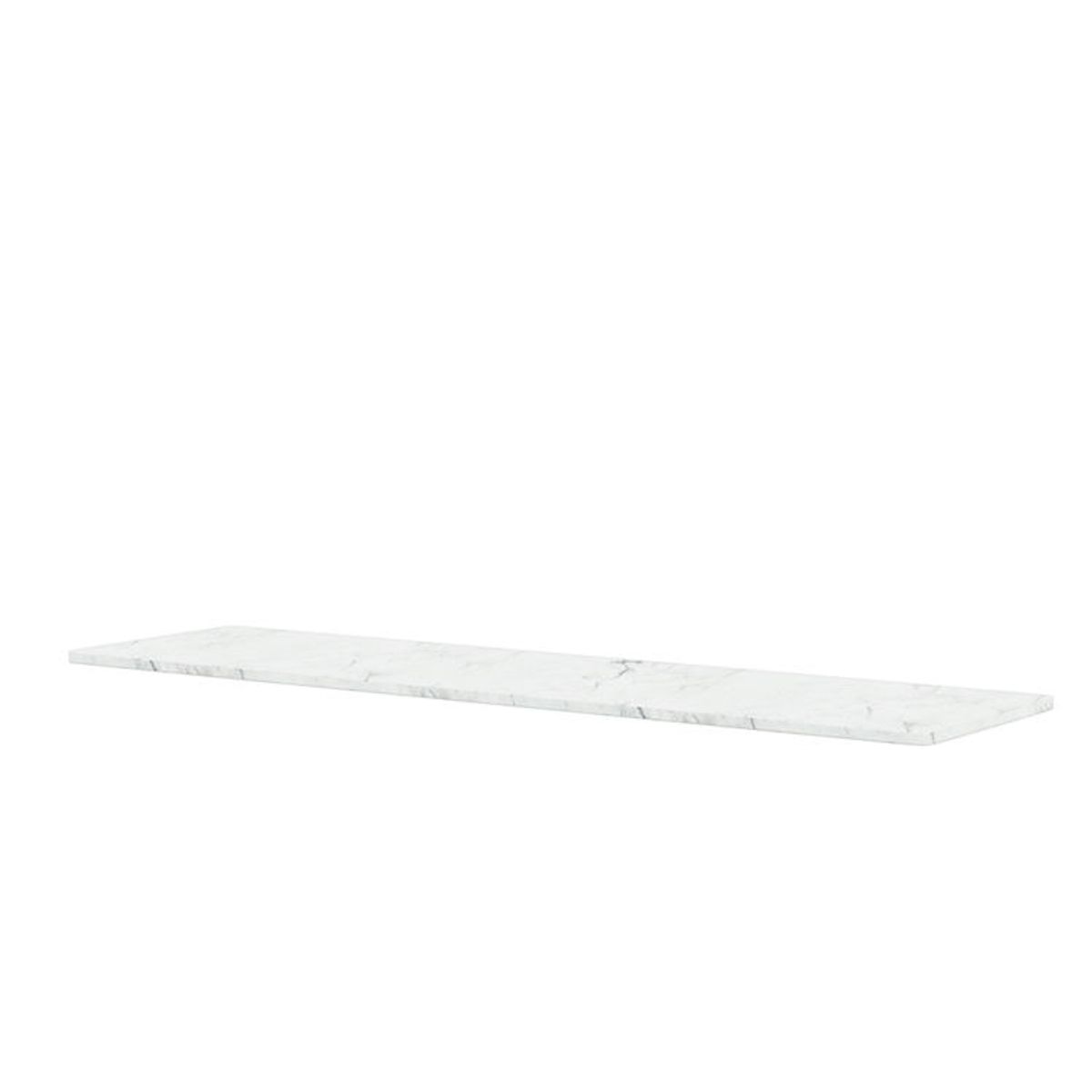 Montana Topplade Wire Trådreol Dybde 18,8 cm Dobbelt White Marble