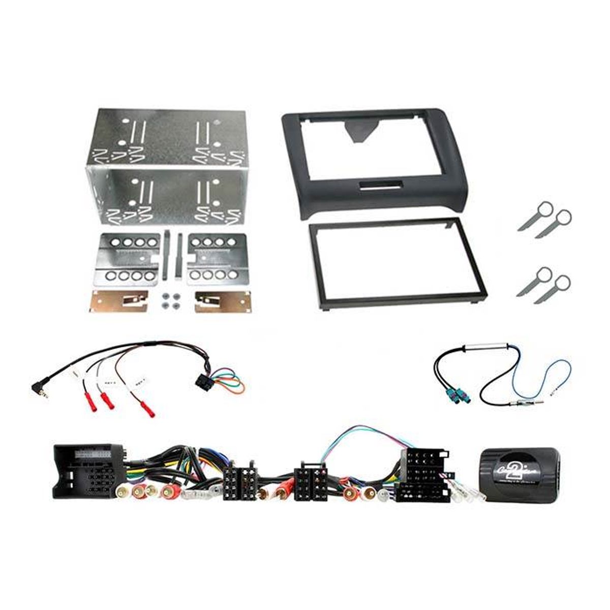 Monteringskit CTKAU03 2-DIN 8" Kit f. Audi TT 2006-2014