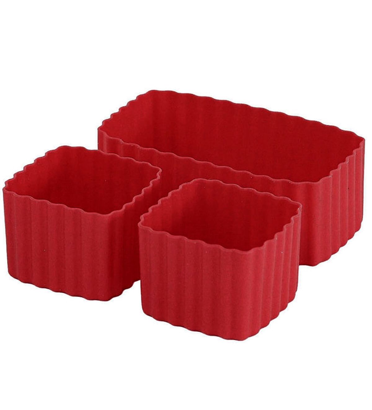 MontiiCo Montii Bento Cups Mixed - 3 Dele - Crimson