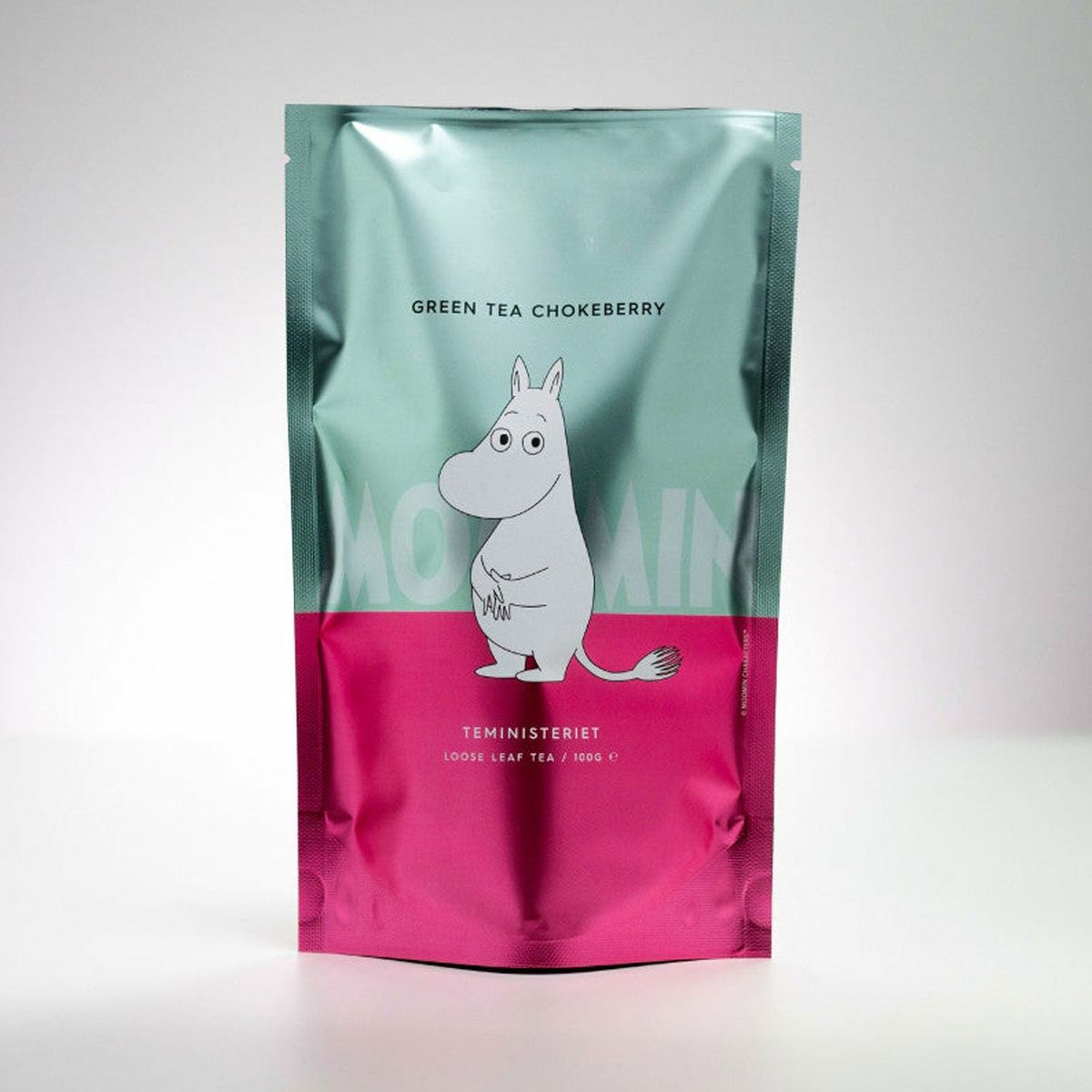 Moomin Green Tea Chokeberry - 100g - te pose