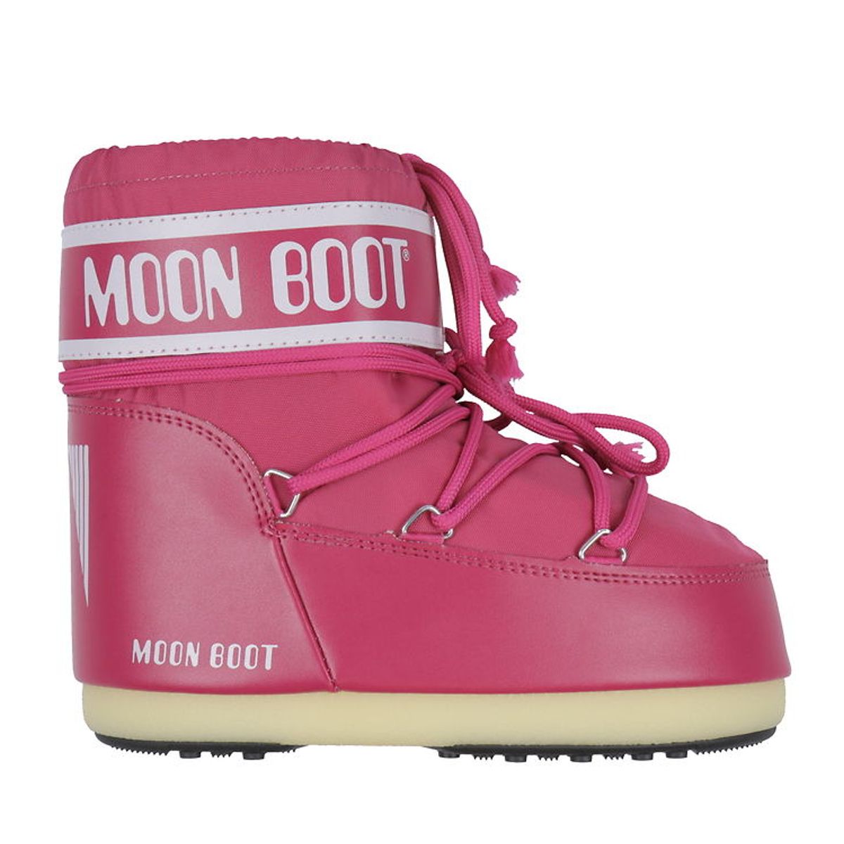 Moon Boot Vinterstøvler - Icon Low Nylon - Bougainvillea