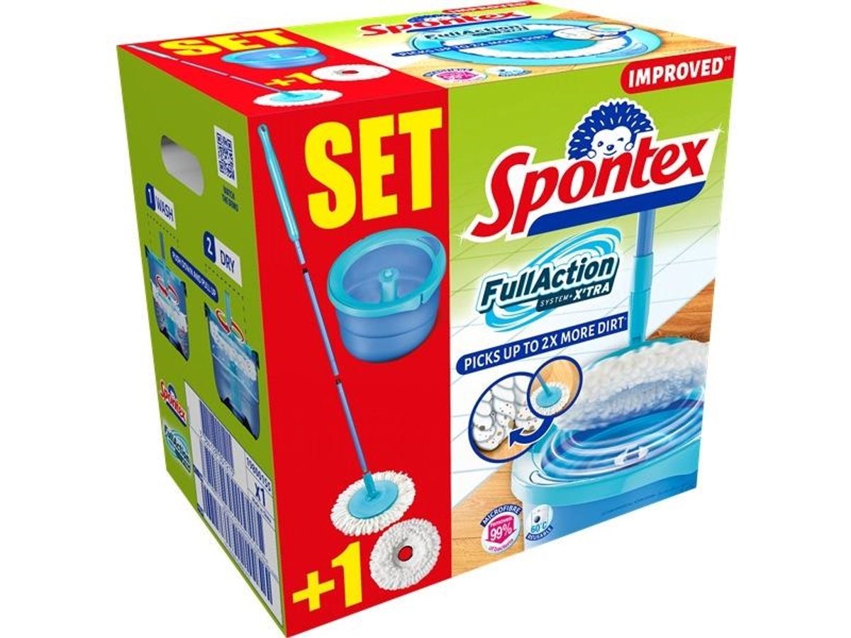 Mop Spontex Spontex Full Action System + Xtra Mop + Wiadro 97050382...