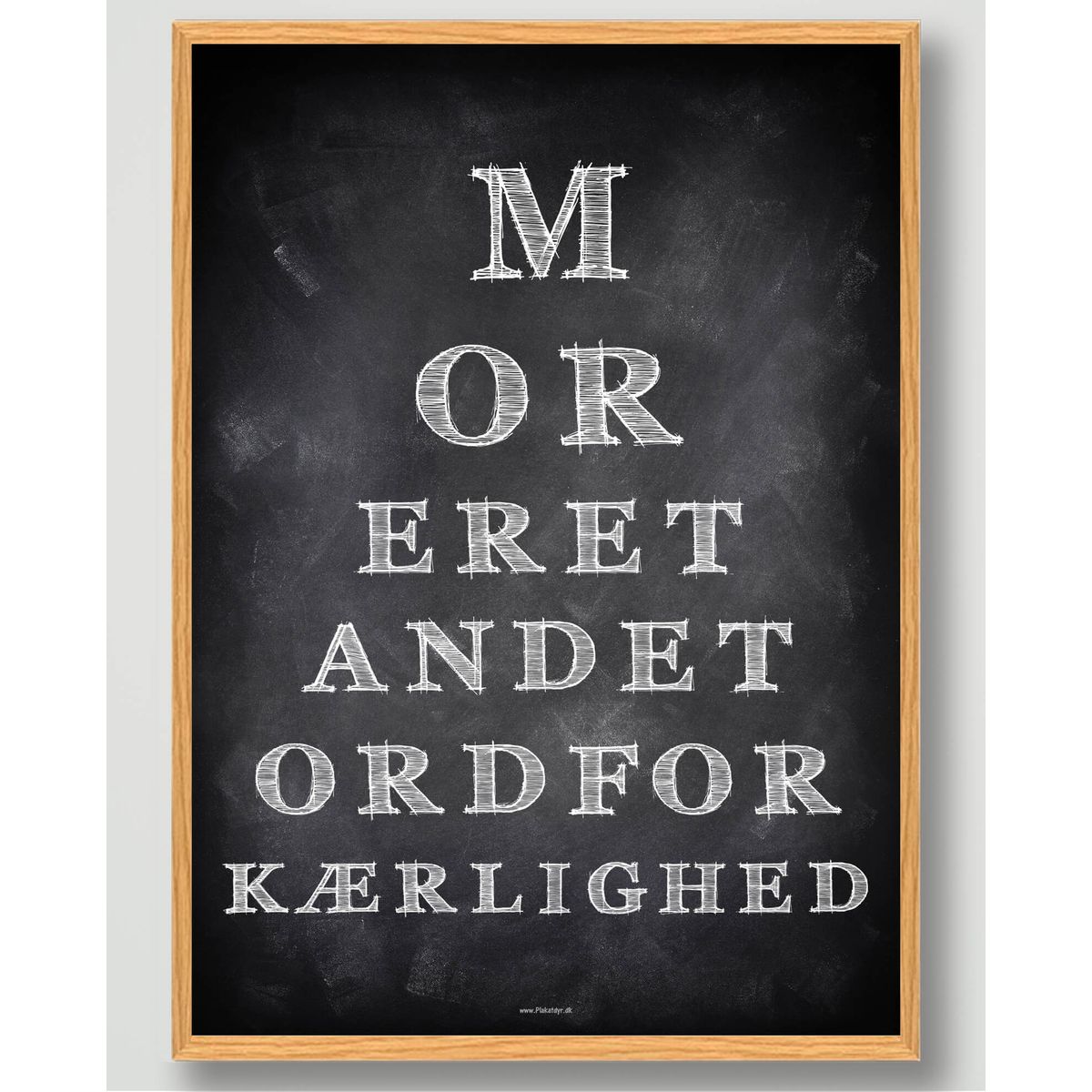 Mor er et andet ord - plakat (Størrelse: L - 50x70cm (B2))