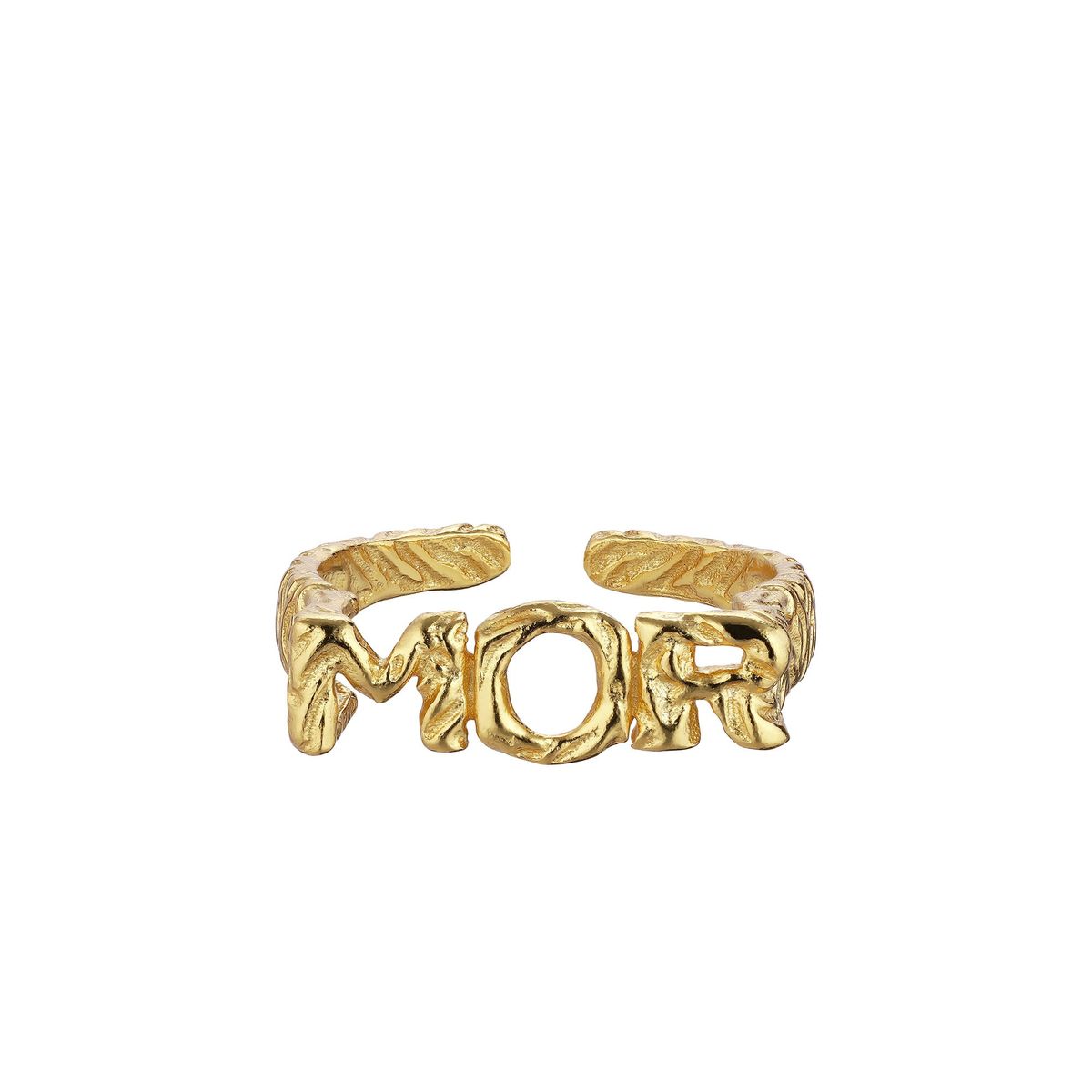 Mor ring banket forgyldt