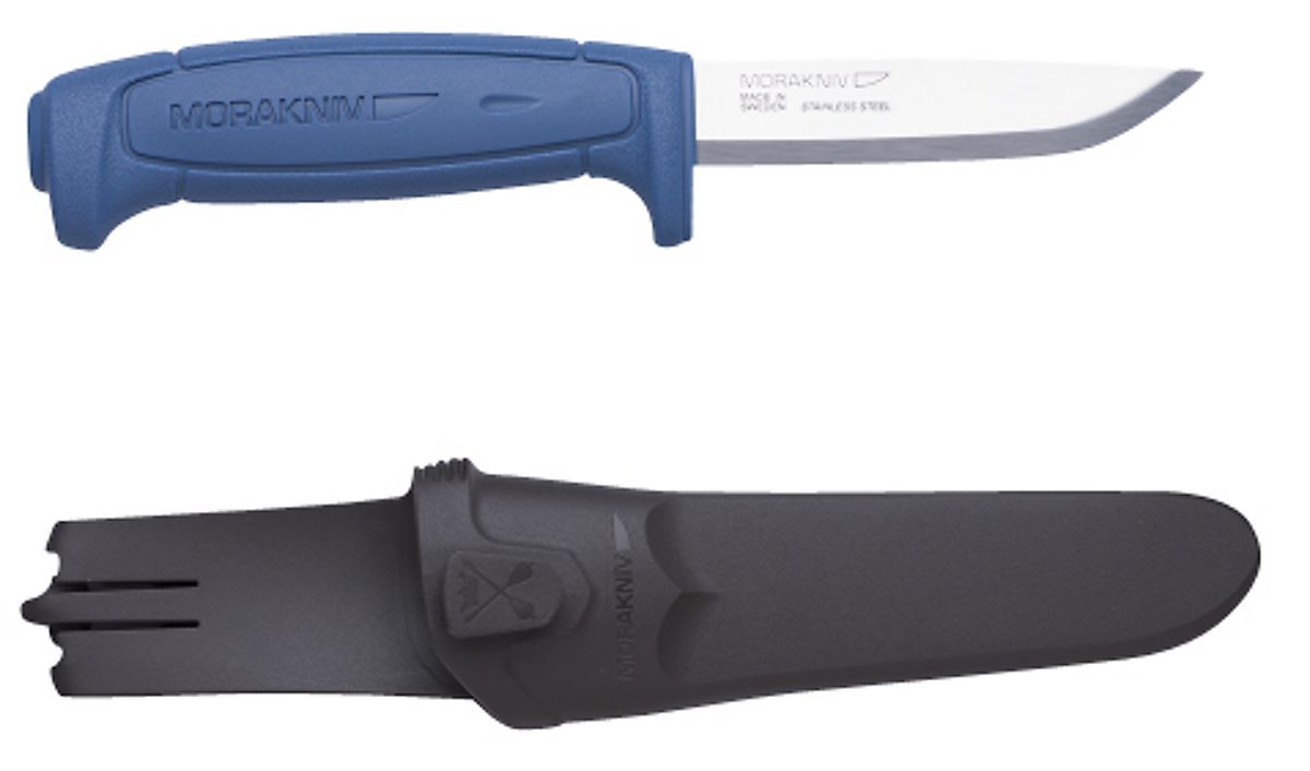 Mora arbejdskniv basic 546 allround kniv med skæfte i slagfast plat rustfri klinge