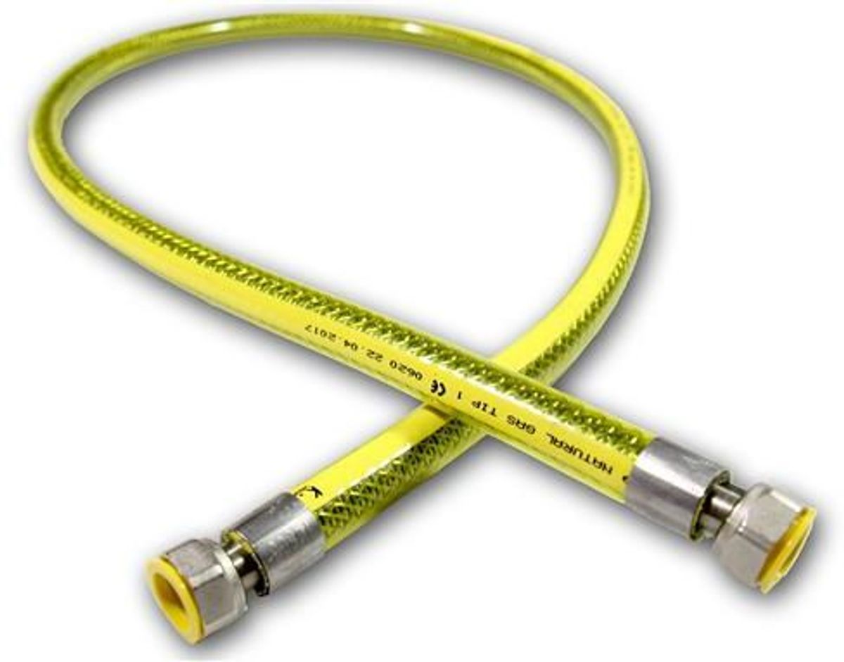 Mora Gas Cable Pvc Braid F1/2-F1/2 L-750 With Two Swivel Nuts