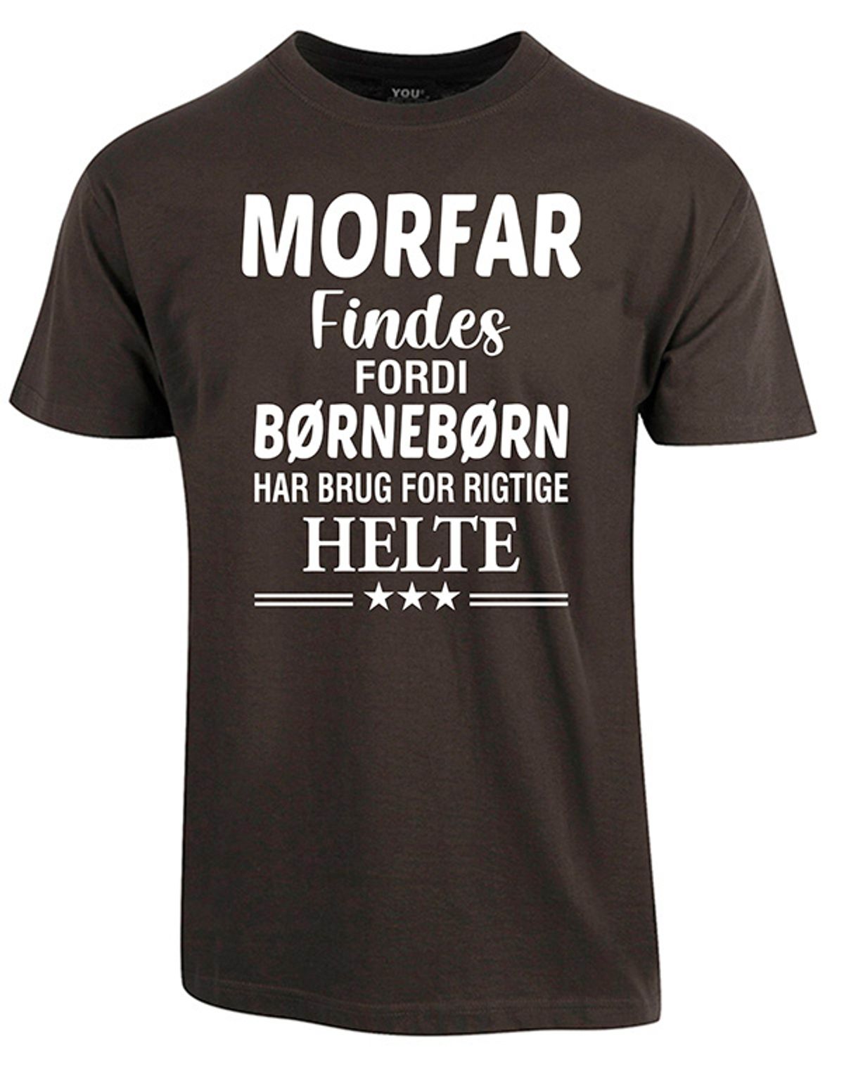 Morfar findes fars dag t-shirt - Mørkegrå