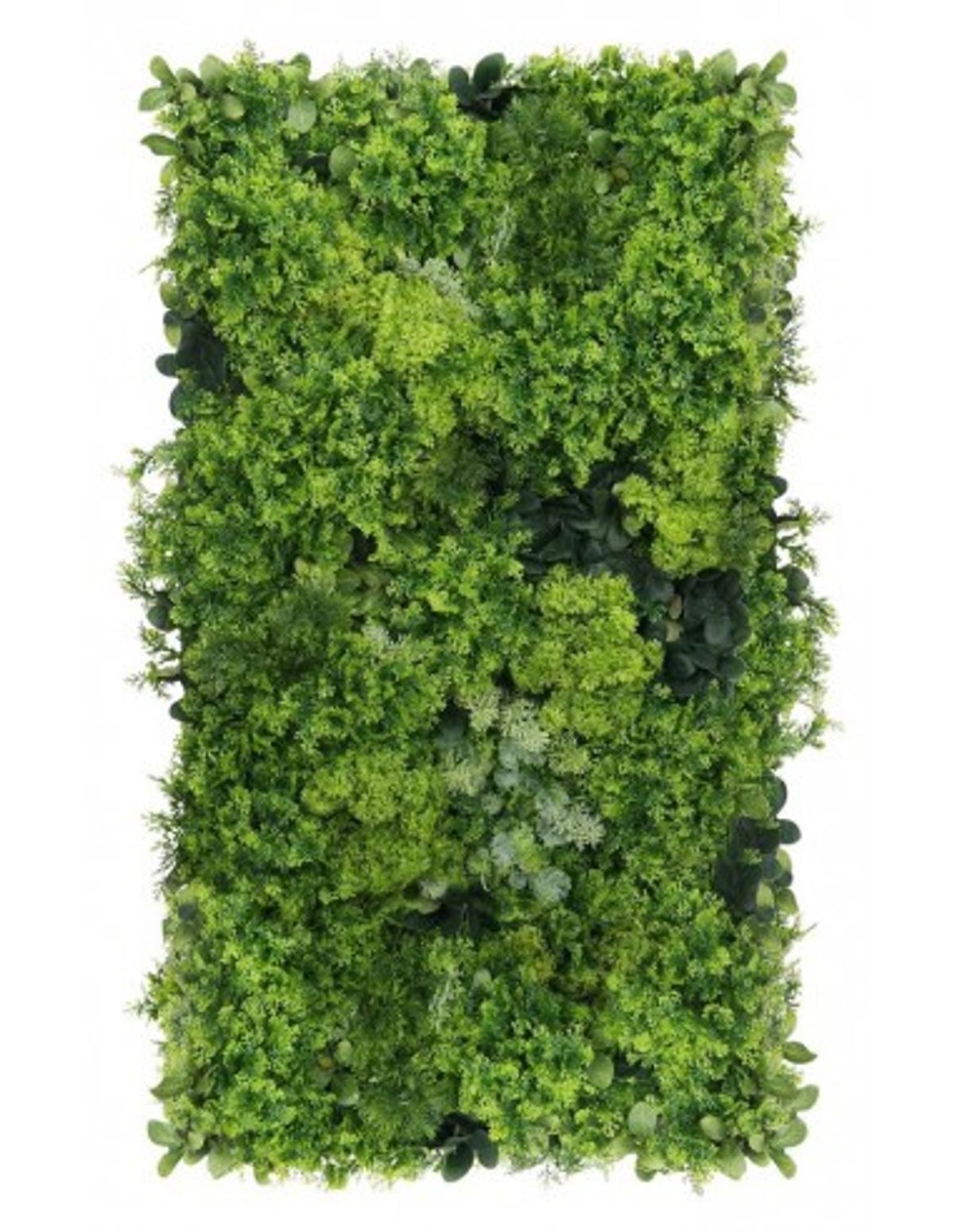 Moss Mesh Plantevæg med kunstige planter 100 x 50 cm