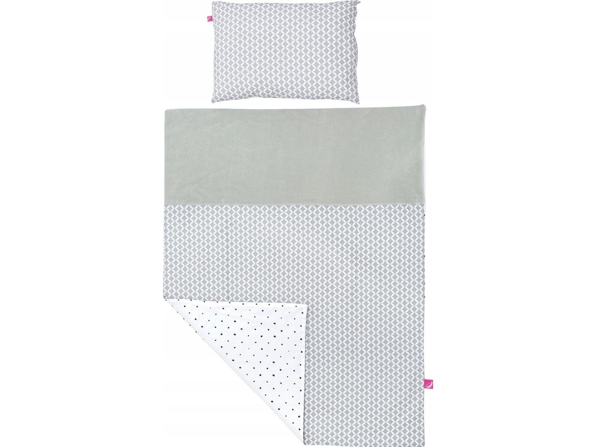 Motherhood Motherhood Preschooler's Set (Insulated Blanket&Pillow) Grey Classics, 113/138