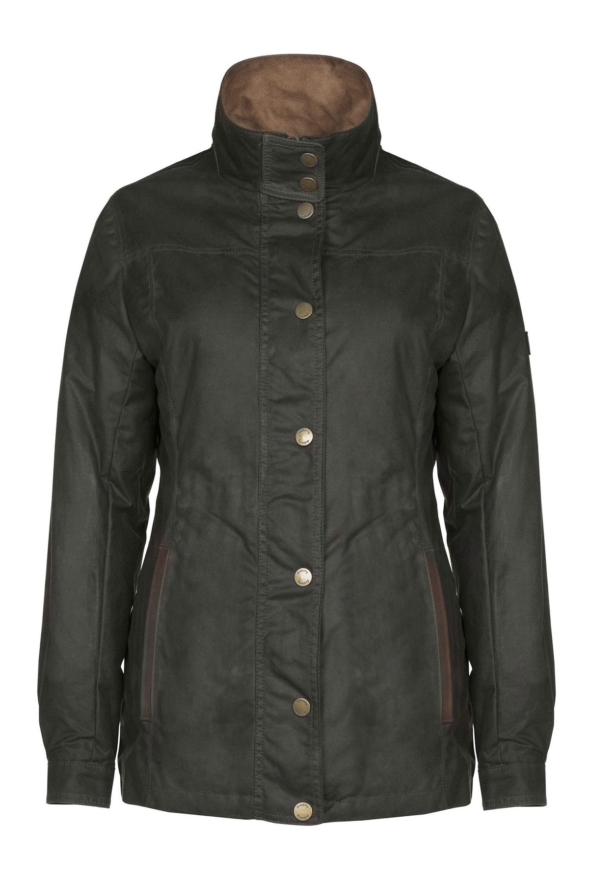 Mountrath Ladies Waxed Jacket PRIMALOFT foret, Oliven - 40 (UK14)