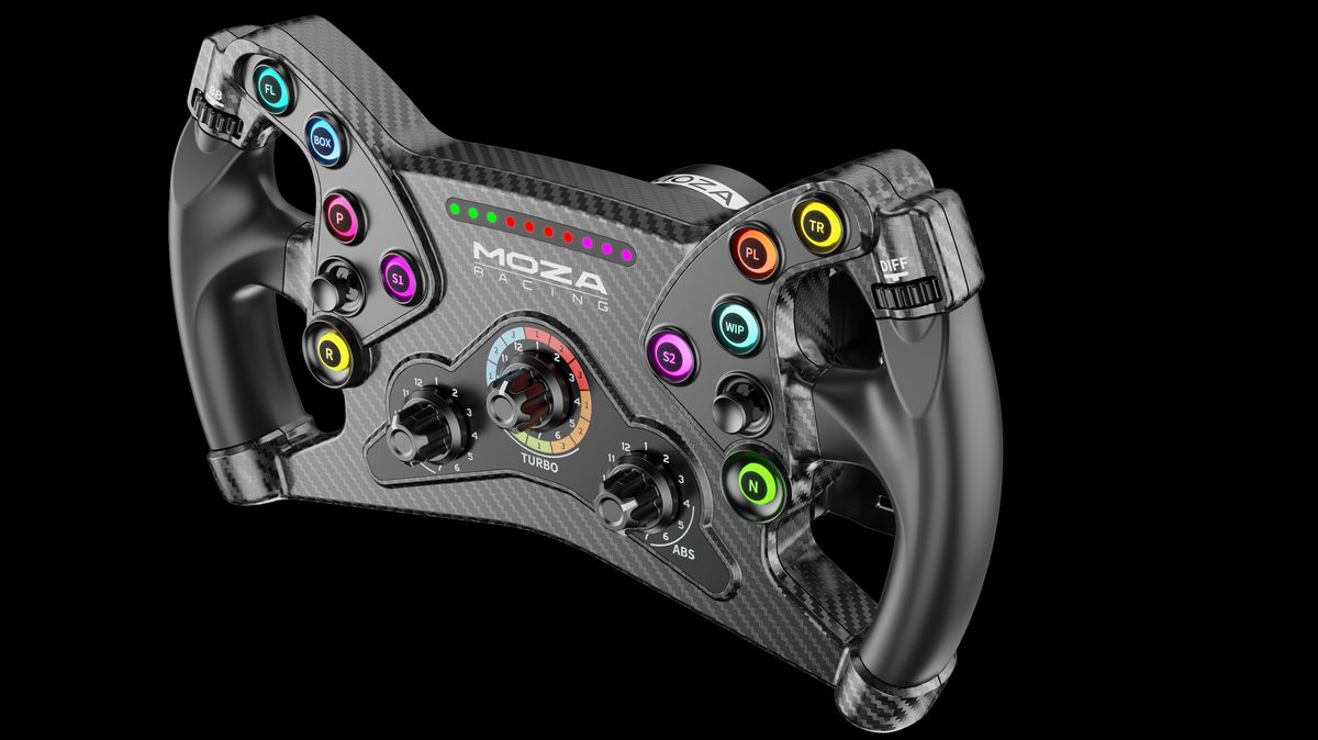 MOZA KS Formula Steering Wheel - 300mm butterfly style GT