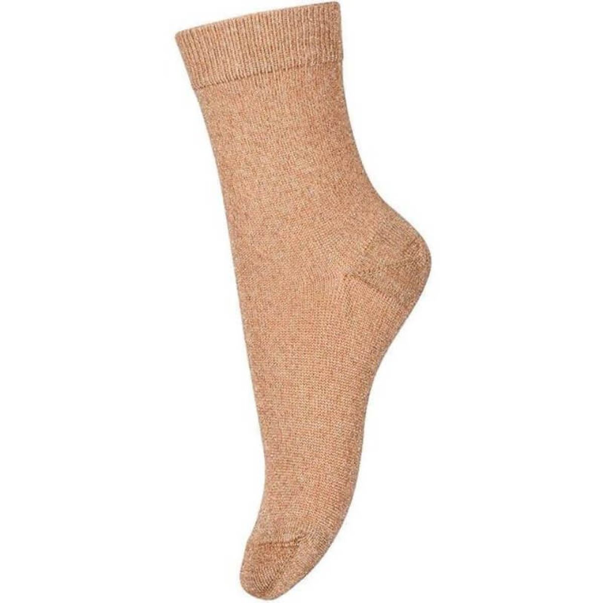 MP Denmark - MP Strømper Lulu Glitter Socks - Apple Cinnamon - 25-28