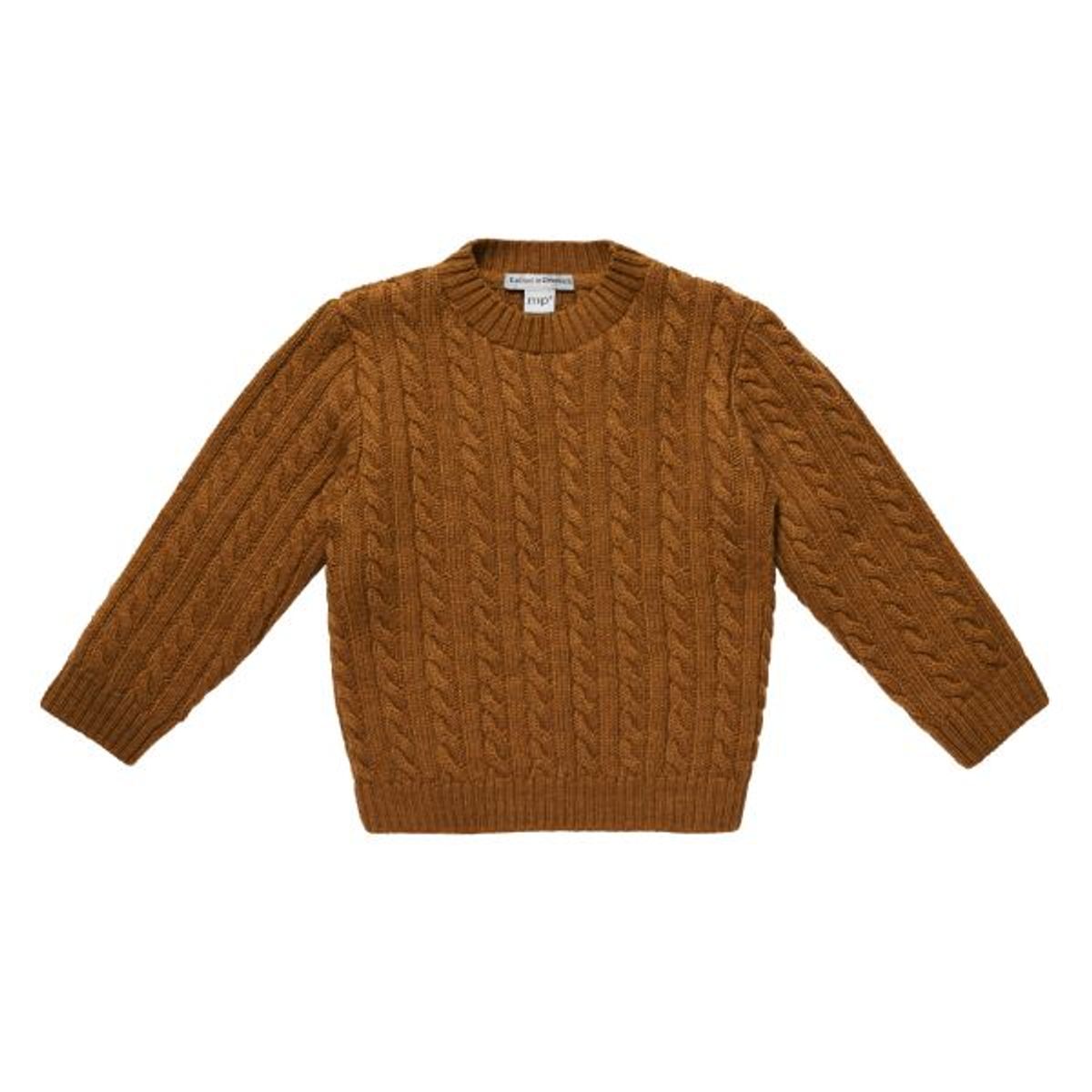 MP Denmark - Strik Cable Sweater - Rust - 120