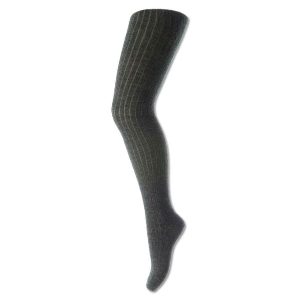 MP Denmark - Uldstrømpebukser Tights 5/1 Pad Wool - Dark Grey - 70