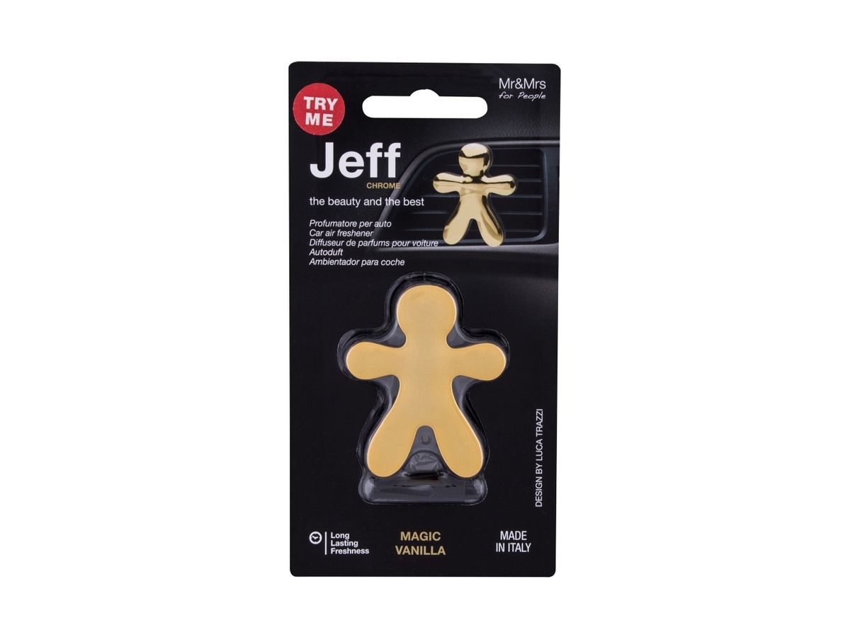 Mr&Amp Mrs Jeff Scent For Car, Chrome Gold, Magic Vanilla