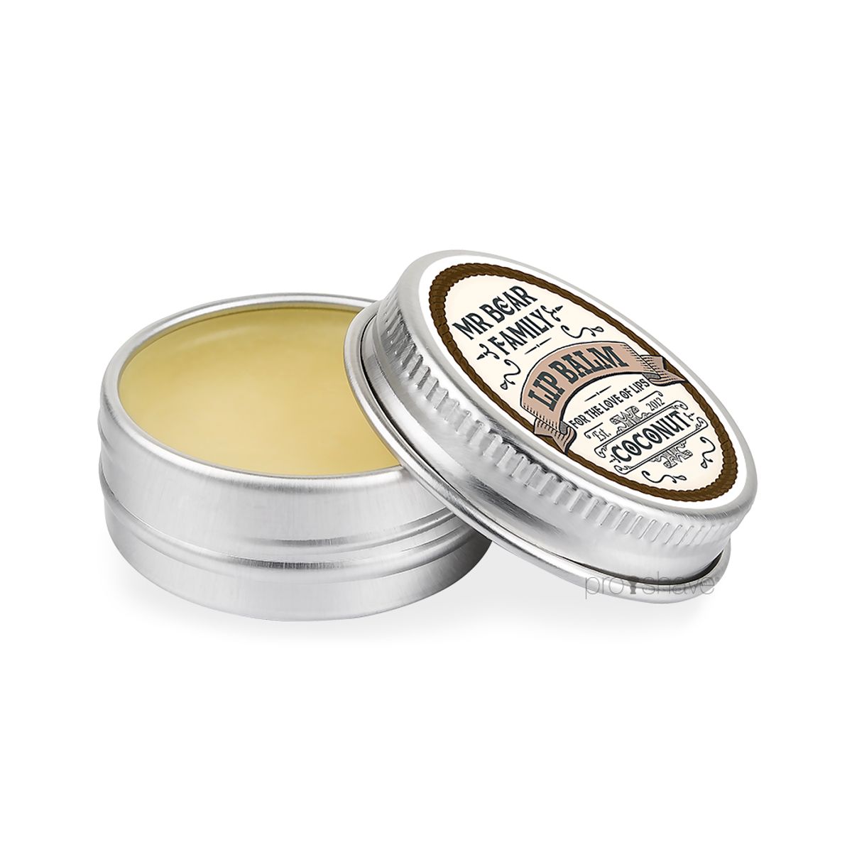 Mr. Bear Lip Balm, Coconut, 15 ml.