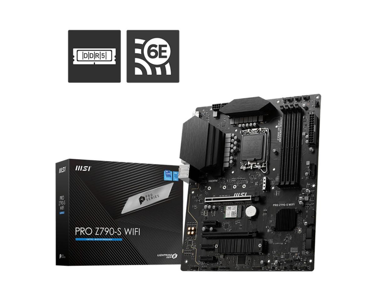 MSI PRO Z790-S Wifi ATX LGA1700 sokkel Intel Z790